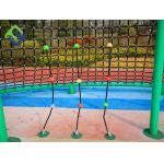 Pyramid Climbing Play Equipment 6 Strand Combination Rope Netting For Playground