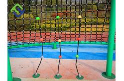 China Pyramid Climbing Play Equipment 6 Strand Combination Rope Netting For Playground supplier