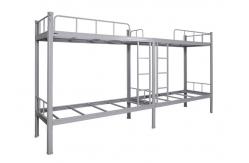 China Dormitory Secure Storage Metal Bunk Bed Frame supplier