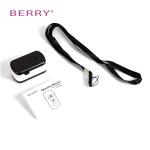 Black Fingertip Pulse Oximeter Vertical Screen Removable Battery