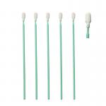 TX761 Lint Free Green Stick Optical Cleaning Polyester Swab ESD Cleanroom Swab for sale