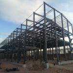 Unmanned Operation Steel Structure Warehouse With Good Toughness And Long Fatigue Life for sale