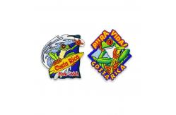 China Chenille Embroidered Logo Patches For Hats 3.5'' Height Polyester Material supplier