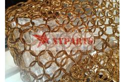 China Stainless Steel Architectural Ring Mesh Curtain For Partitioning supplier