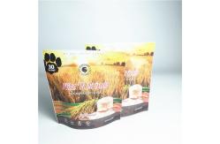 China Customized Matte Aluminum Stand up Aluminum Foil Packaging Bags with Zipper supplier