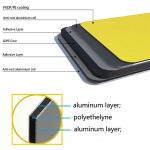6mm modern Exterior Wall Cladding Building aluminum composite panels of ACP ACM material High Quality for sale