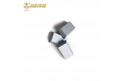China SS10 Russian Stone Cuttings Carbide Brazed Tips Bk8 Tungsten Carbide Tips supplier