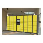 Electronic Storage Luggage Lockers With Coin / Bill / Credit Card Payment Model for sale