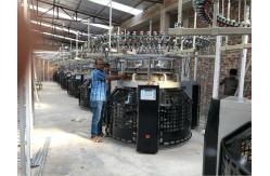 China Four Tracks Large Diameter Circular Knitting Machine , Single Jersey Knitting Machine supplier
