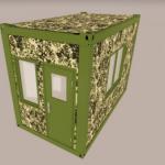 lightweight steel Construction Container House / Detachable Simple Container Homes for sale