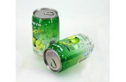 China Small Plastic / Aluminium beverage Cans 500ml , Shrink label supplier