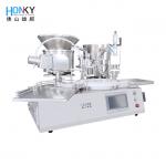 Desktop Automatic 10ml Glass Vial Filling Capping Machine With Automatic Cap Loading Function For Pharma Industry for sale