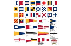 China International Code Of Signals Flags International Maritime 45 X 12 supplier