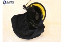 China Fire Construction Safety Helmets Face Shield Yellow Polyamine Flame Retardant supplier