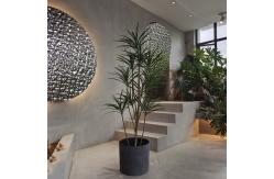 China Round Recycled Plastic Planters Lightweight for Planting Seedling supplier
