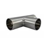 Tempering Heat Treatment Black Butt Weld Reducing Tee for Environmental Protection for sale