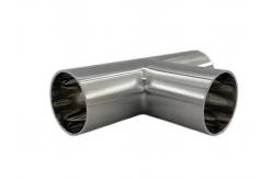 China Tempering Heat Treatment Black Butt Weld Reducing Tee for Environmental Protection supplier