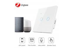 China CCC ZigBee Smart Switch AC240V Touch Wall Light Switch Timing supplier