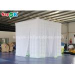 Inflatable Party Tent Two Doors  Inflatable Portable Photo Booth White Oxford Cloth  /  Remote Control for sale
