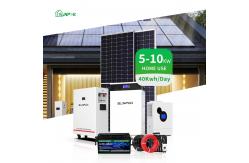 China Home Solar Panel Kit 5kw 10kw On And Off Grid Solar Energy System supplier