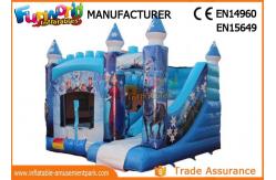 China Constant 0.55mm Pvc Tarpaulin Inflatable Jumpers Bouncers Combo With Slide supplier