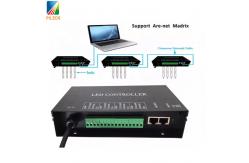 China 4096 pixels Salve DMX LED Controller H802RA 4 Ports Aluminum Alloy Material supplier