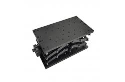 China Large Stroke Manual Lab Jack High Bearing Capacity Grinding Screw Drive supplier