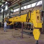 Fishing Boats 10ton 20ton Telescopic Boom Marine Ship Crane Deck Crane Price for sale