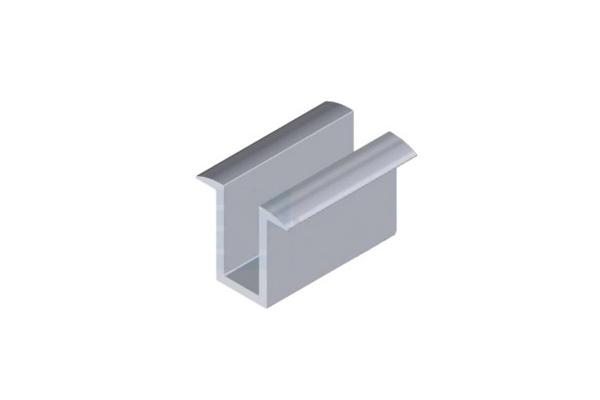 High Intensity Solar Roof Mounting Systems / CE Aluminum Middle Clamp