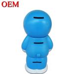 Custom Cartoon Cute Saving Money Pink piggy Coins bank Plastic Money Box