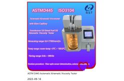 China ASTM D445 Auto Kinematic Viscometer Glass Capillary Transformer Oil Testing Equipment supplier