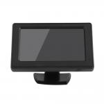 Car Video LCD Monitor 2 Channel Support Rear Camera Reverse Priority Car Monitor Display for sale