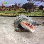 Water Resistant Animatronic Crocodile Customized Simulation Animals