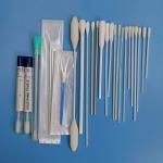 Disposable Sterile Swab EO Disinfecting White Color Customizable Sampling Swab for sale