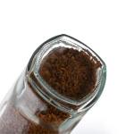 455ml Transparent Glass Coffee Storage Jar With Plastic Lid Easy To Hold