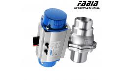 China Pneumatic Two-Piece Ball Valve With Low Resistance Pneumatic Ball Valve supplier