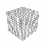 Zinc Coated 60g/M2 Welded Gabion Wire Baskets 10x10cm for sale