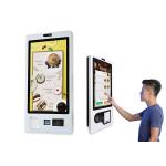 Restaurant Ticket Vending Machine Wall Mounted Kiosks With Printer And Scanner for sale