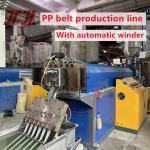 Adjustable Tension PP Strap Extrusion Line With Double Station Winder for sale