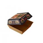 Custom Biodegradable Kraft Cardboard Takeaway Packaging for Fast Food Parties Catering Services