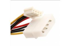 China 4Pin Molex Floppy Disk Drive Power PCB Connector Cable 5.08mm Pitch supplier