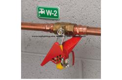 China 1850g Red Valve Lock Out Ce Certificated  Power-Coated Steel Material supplier