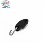 FTTH leather wire rope clamp leather wire hook S-shaped fixing butterfly fiber optic hook leather wire rope clamp for sale