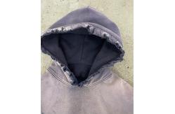 China Custom Mens Blank Hoodie with Heavyweight 400 gsm 500 gsm 600 gsm Fabric supplier