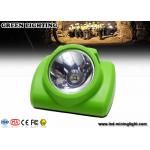 PC Plastic Rechargeable Cordless Mining Lights LED Miner Headlamp 13000lux High Brightness for sale