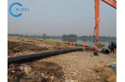 China Black UHMWPE Dredging Pipe For Marine And Mining Applications supplier