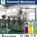 3-In-1 Hot Filling Machine , Stainless Steel Juice Filling Machine for sale