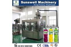 China 3-In-1 Hot Filling Machine , Stainless Steel Juice Filling Machine supplier