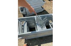 China 6ft X 12ft Temporary Fence Panel Hot Galvanized Chain Link Construction supplier