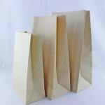 Printing Kraft Foil Lined Paper Bags No Handles Square Bottom Customized for sale